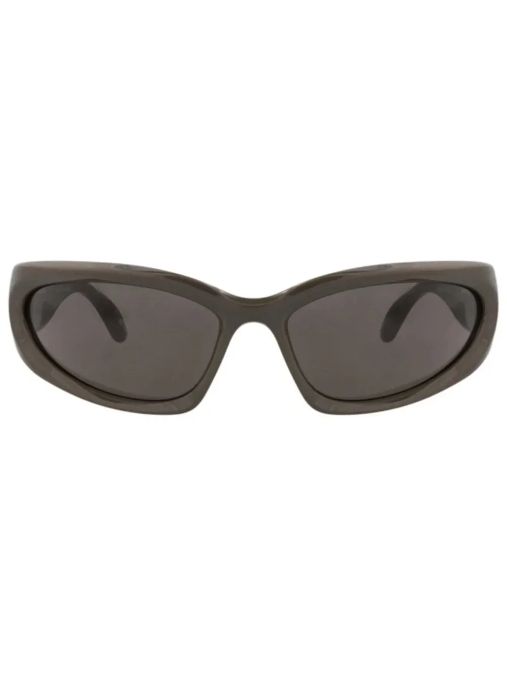 New Balenciaga Women's Sunglasses Shield Wrap Bio Injection Frame Mens Grey Grey